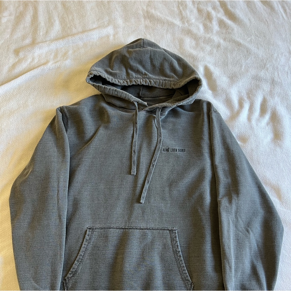 ALD unhemmed hoodie